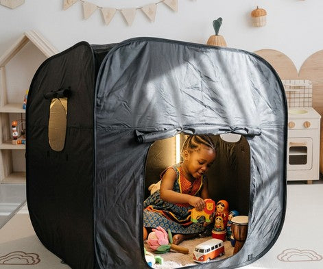 Large Black Sensory Tent – Calm Corner for Children