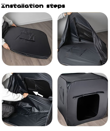 Large Black Sensory Tent – Calm Corner for Children